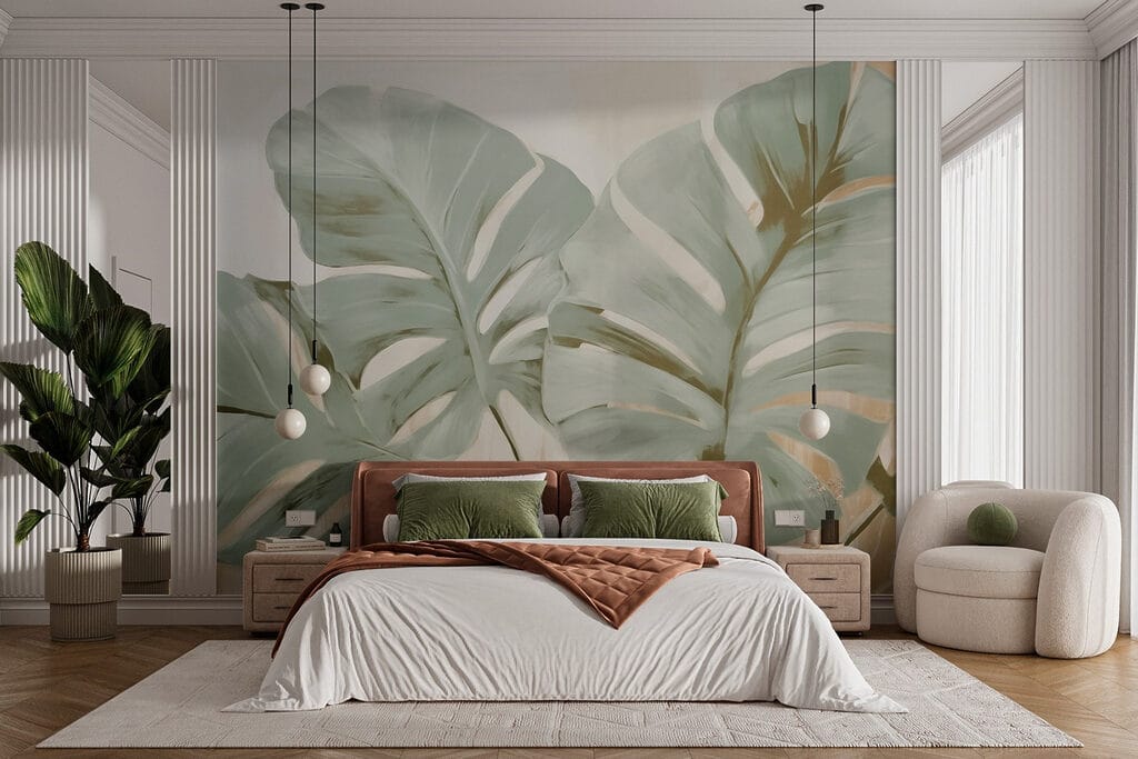 Feuilles tropicales ajourées — intérieur 1