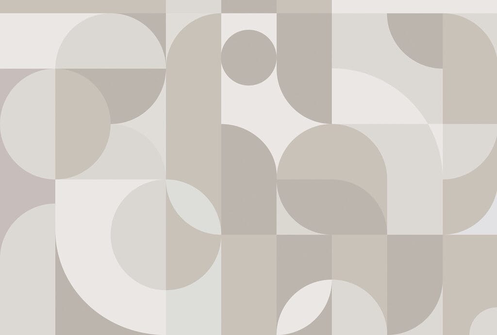 Quarts de cercle — motif complet