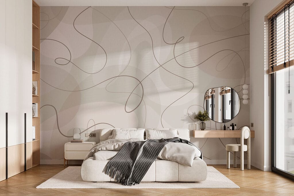 Fines boucles sur galets dans un intérieur