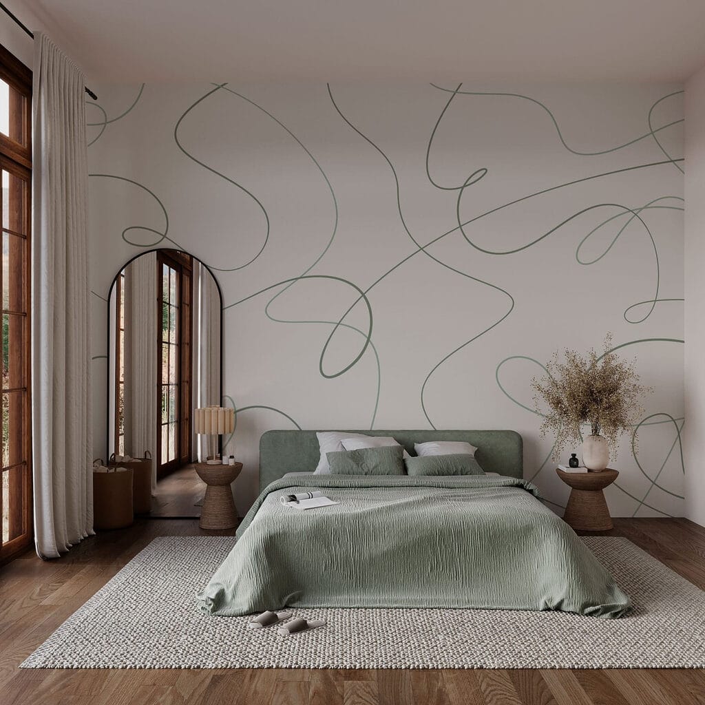 Lignes sans fin dans un intérieur