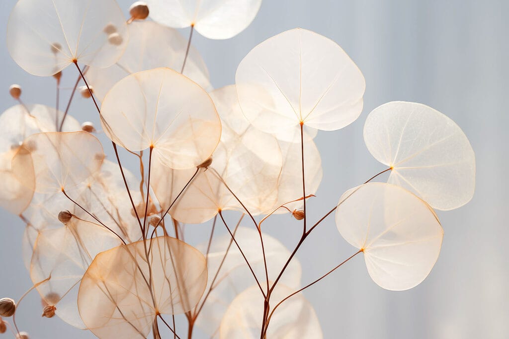 Lueur sur les feuilles — motif complet