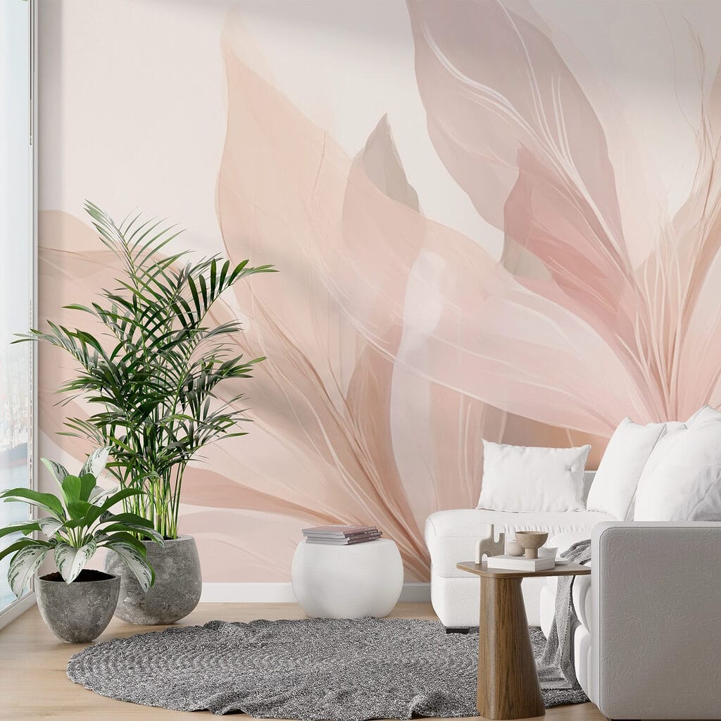 Feuilles pastel rêveuses — intérieur 1