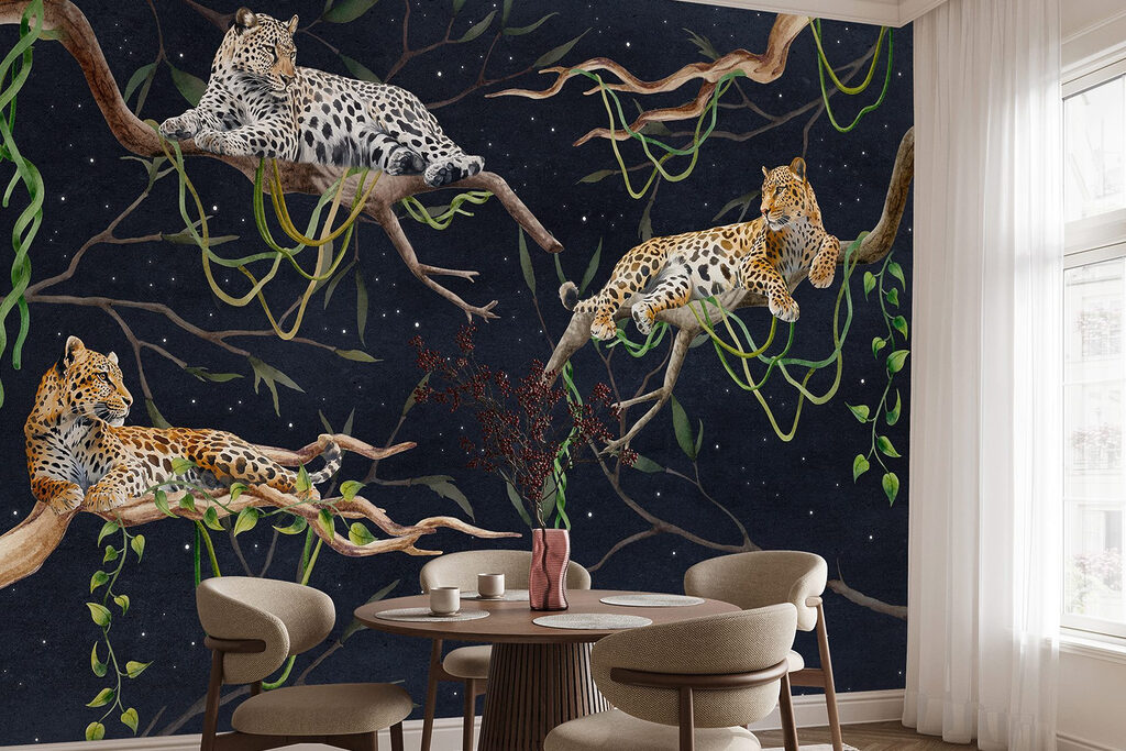 Léopards au repos — intérieur 3