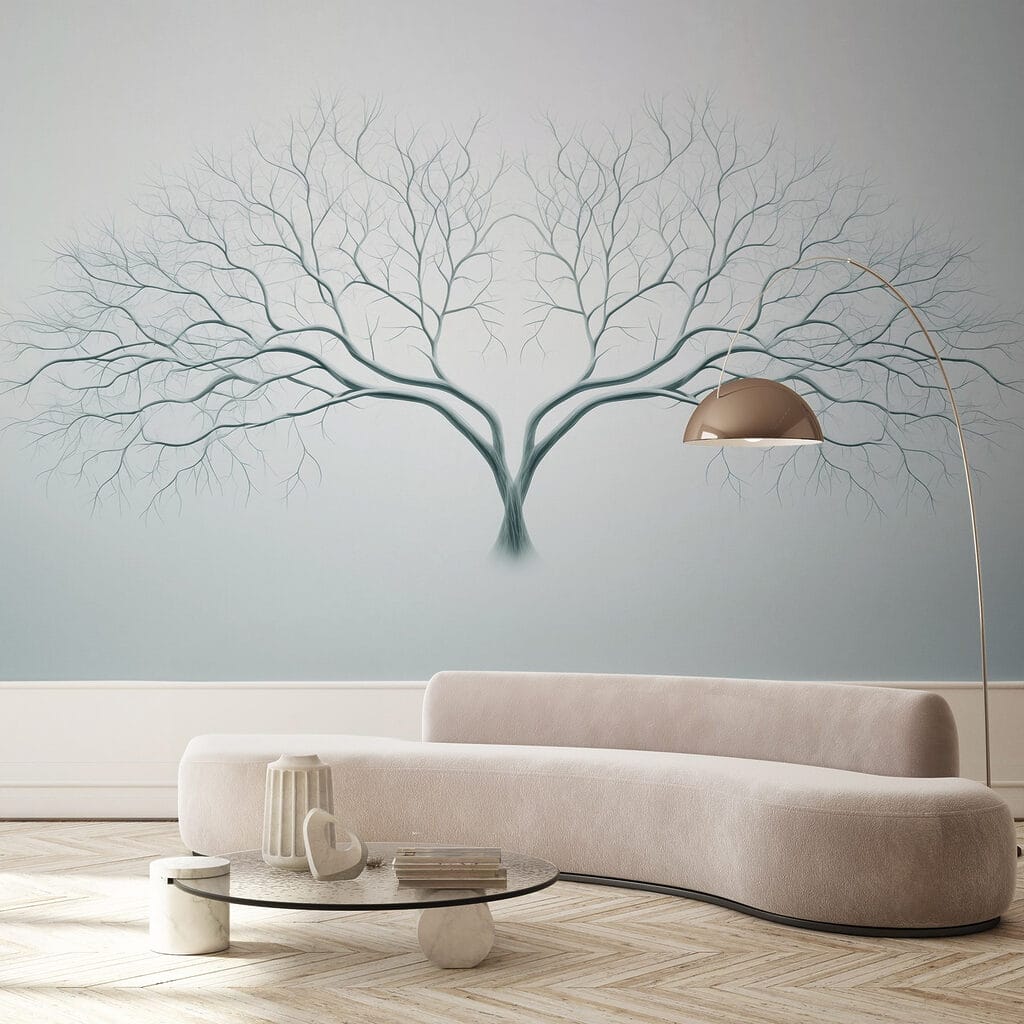 Arbre d’hiver paisible — intérieur 1