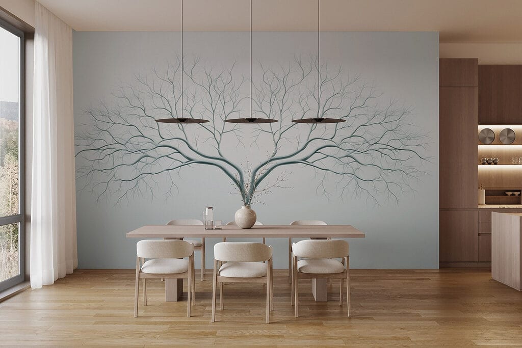 Arbre d’hiver paisible — intérieur 2