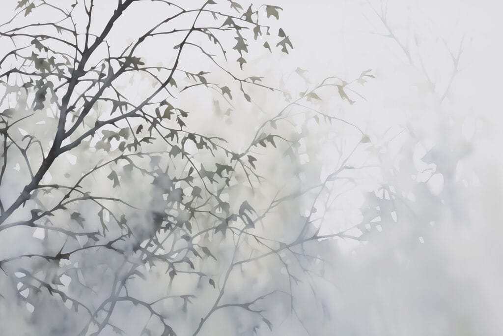 Branches estompées — motif complet
