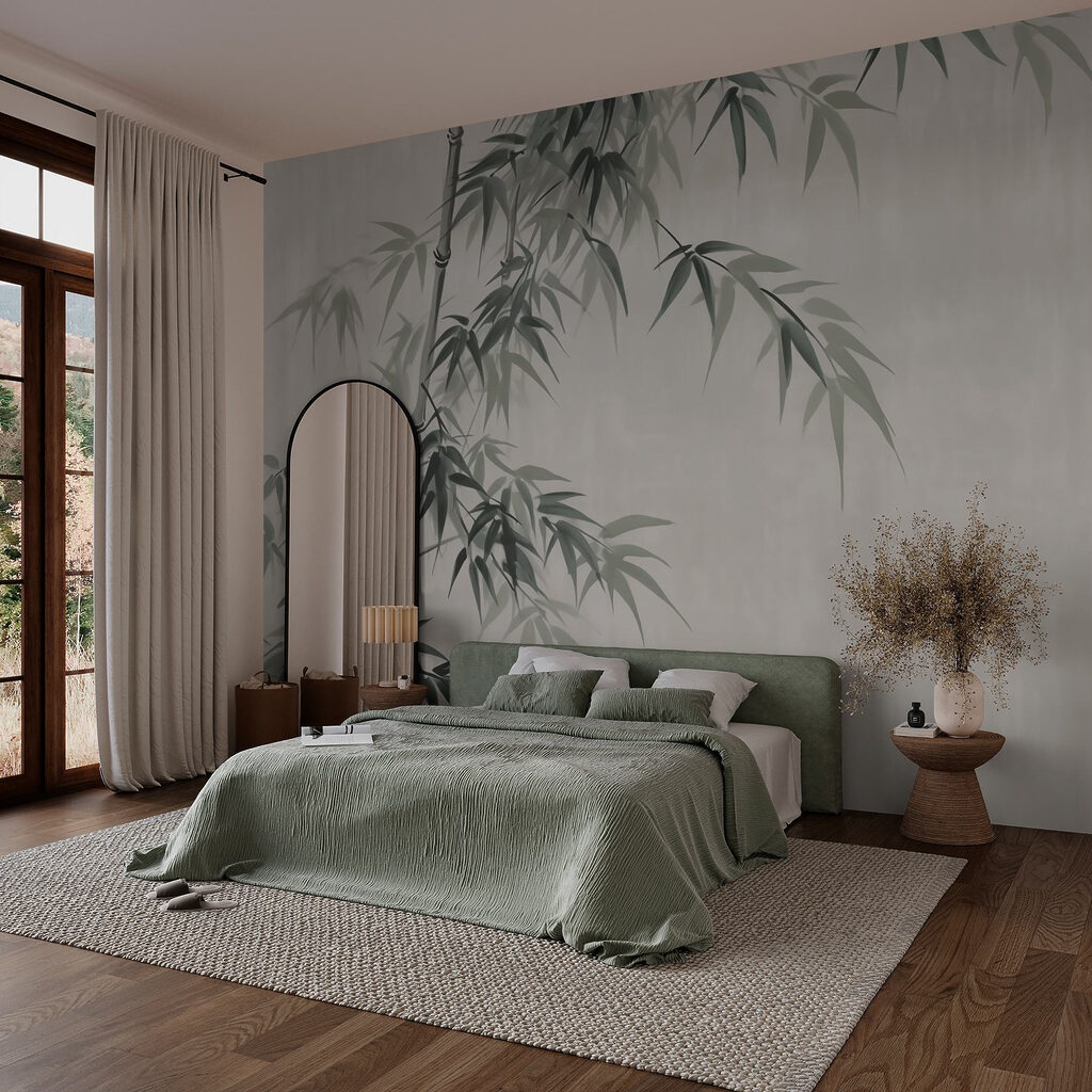 Silence du bambou dans un intérieur