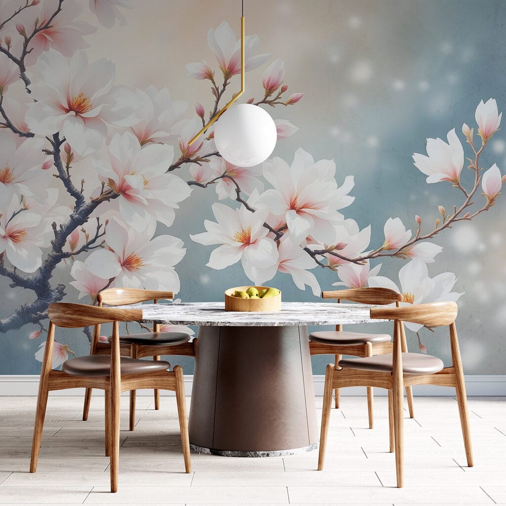 Élan de fleurs blanches — intérieur 3