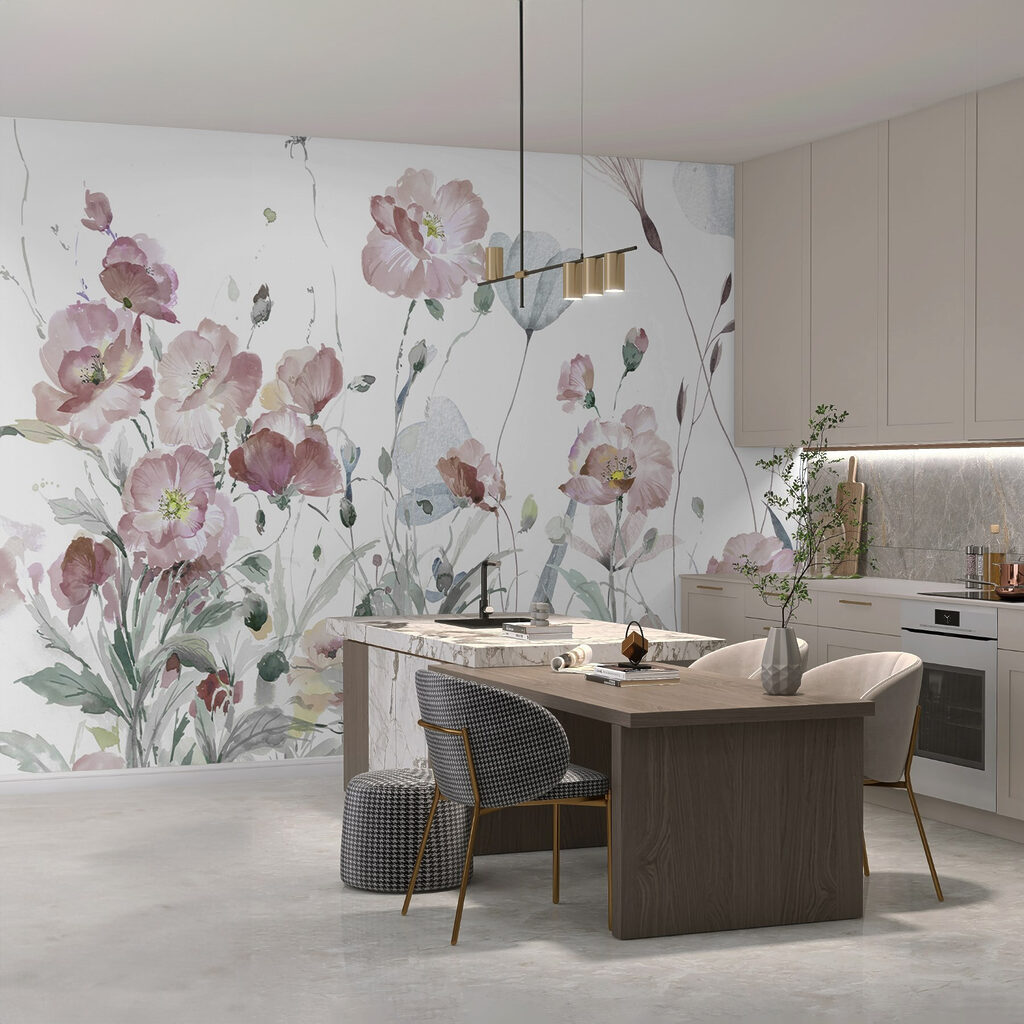 Prairie fleurie à l’aquarelle — intérieur 2