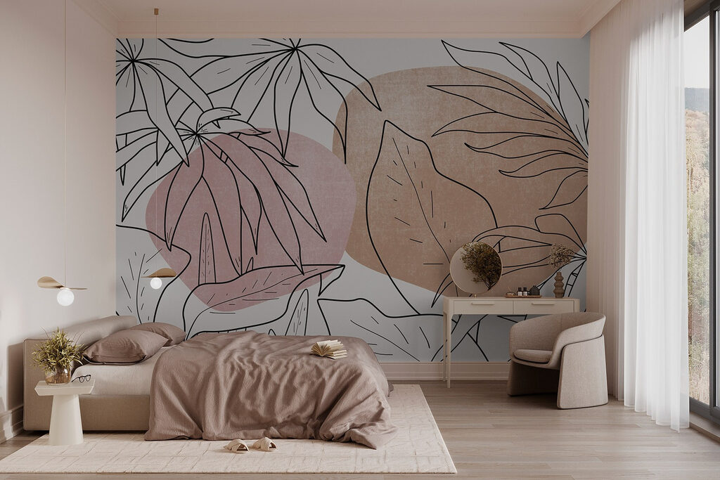 Contours de feuilles — intérieur 1
