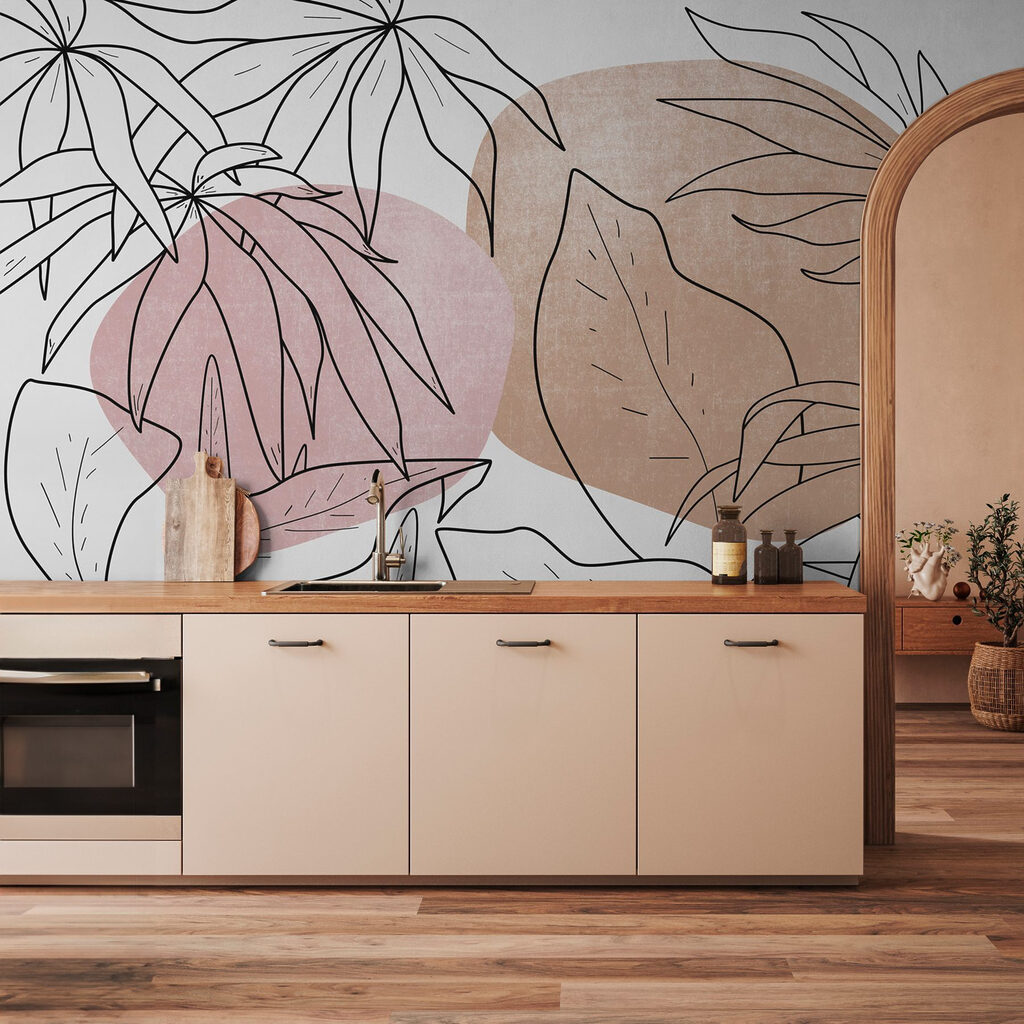 Contours de feuilles — intérieur 2