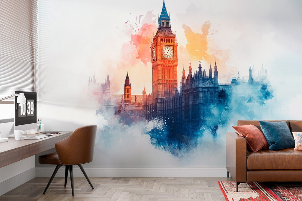 Clocher dans les nuages — intérieur 2