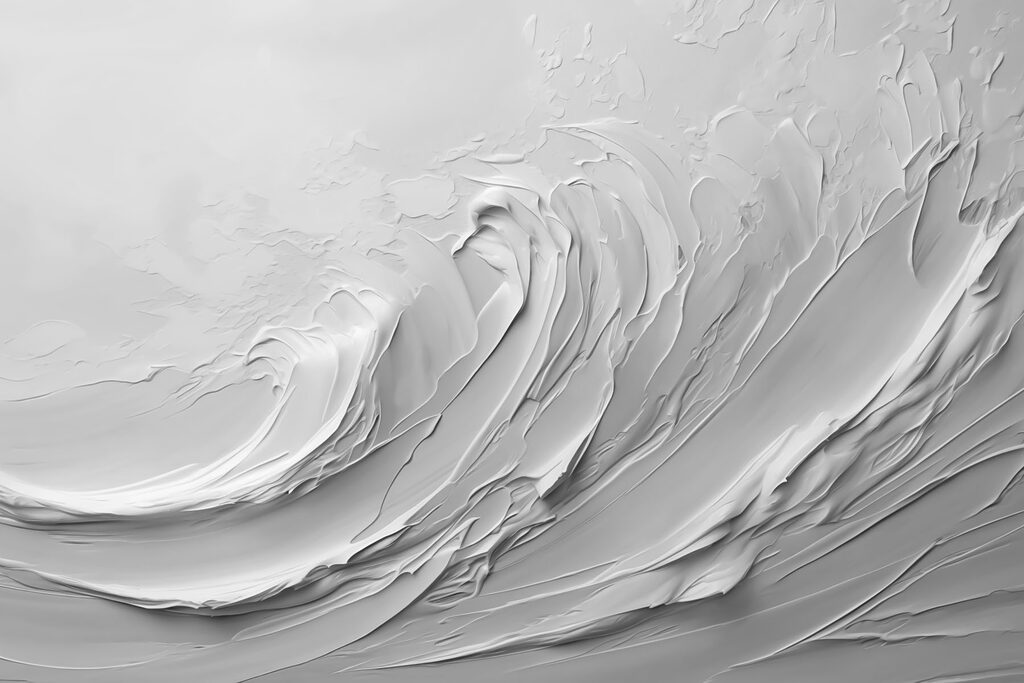 Vagues monochromes — motif complet