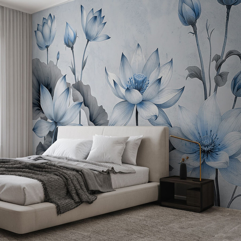 Lotus en traits fins — intérieur 2