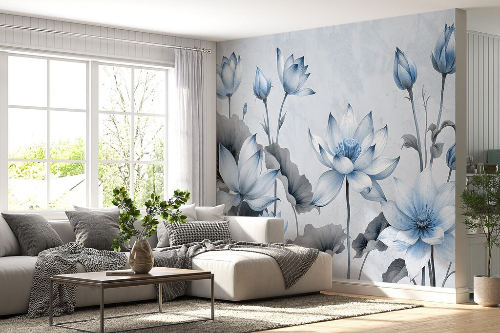 Lotus en traits fins — intérieur 4
