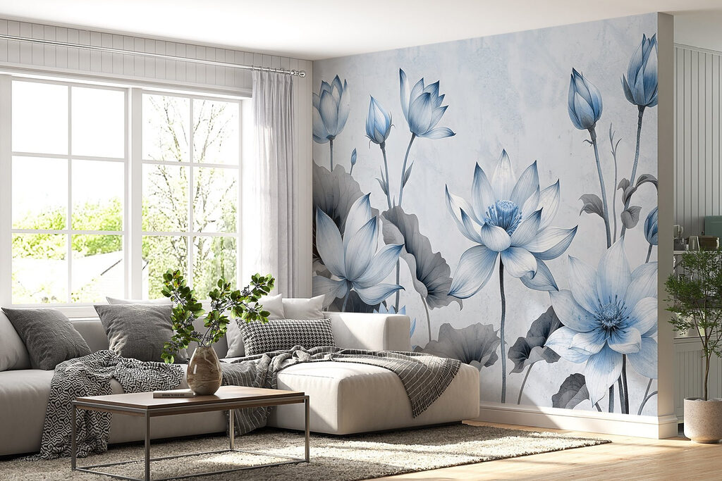 Lotus en traits fins — intérieur 5