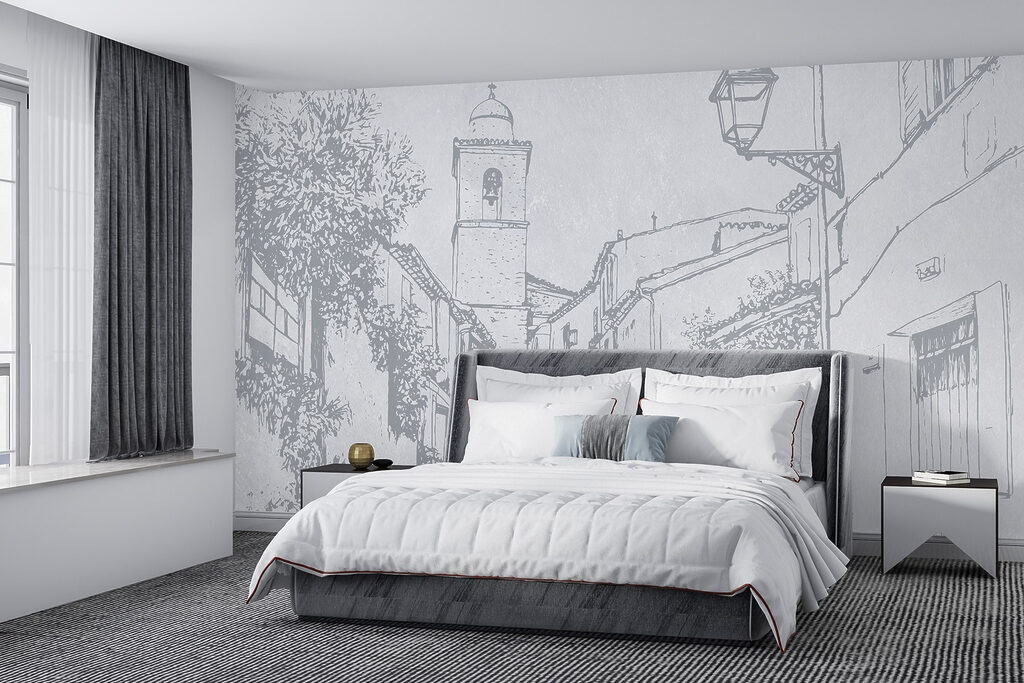 Ruelle au crayon dans un intérieur