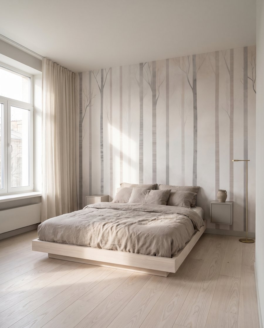 Bouleaux silencieux — intérieur 1