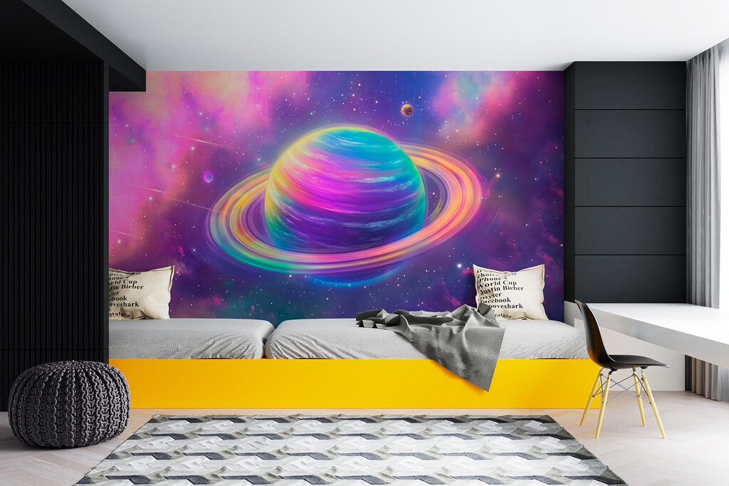 Planète colorée dans l’espace — intérieur 2