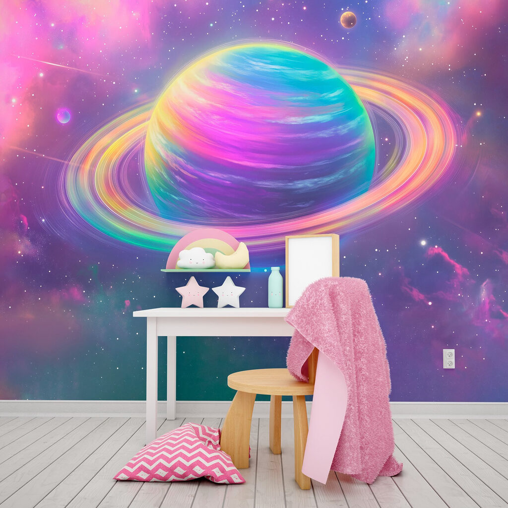Planète colorée dans l’espace — intérieur 5