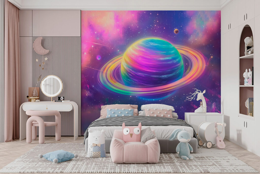 Planète colorée dans l’espace — intérieur 6