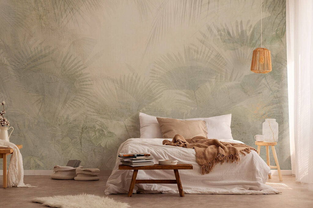 Palmeraie vaporeuse — intérieur 1