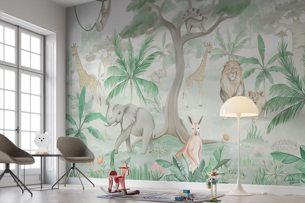 Animaux autour de l’arbre — intérieur 2