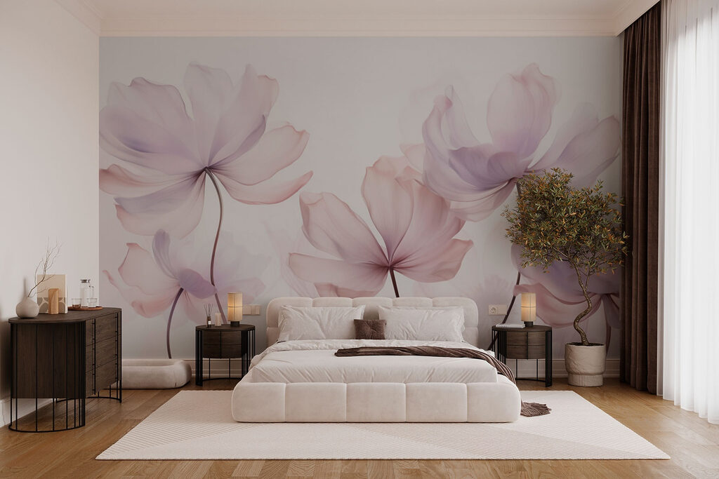 Fleurs roses graciles — intérieur 2