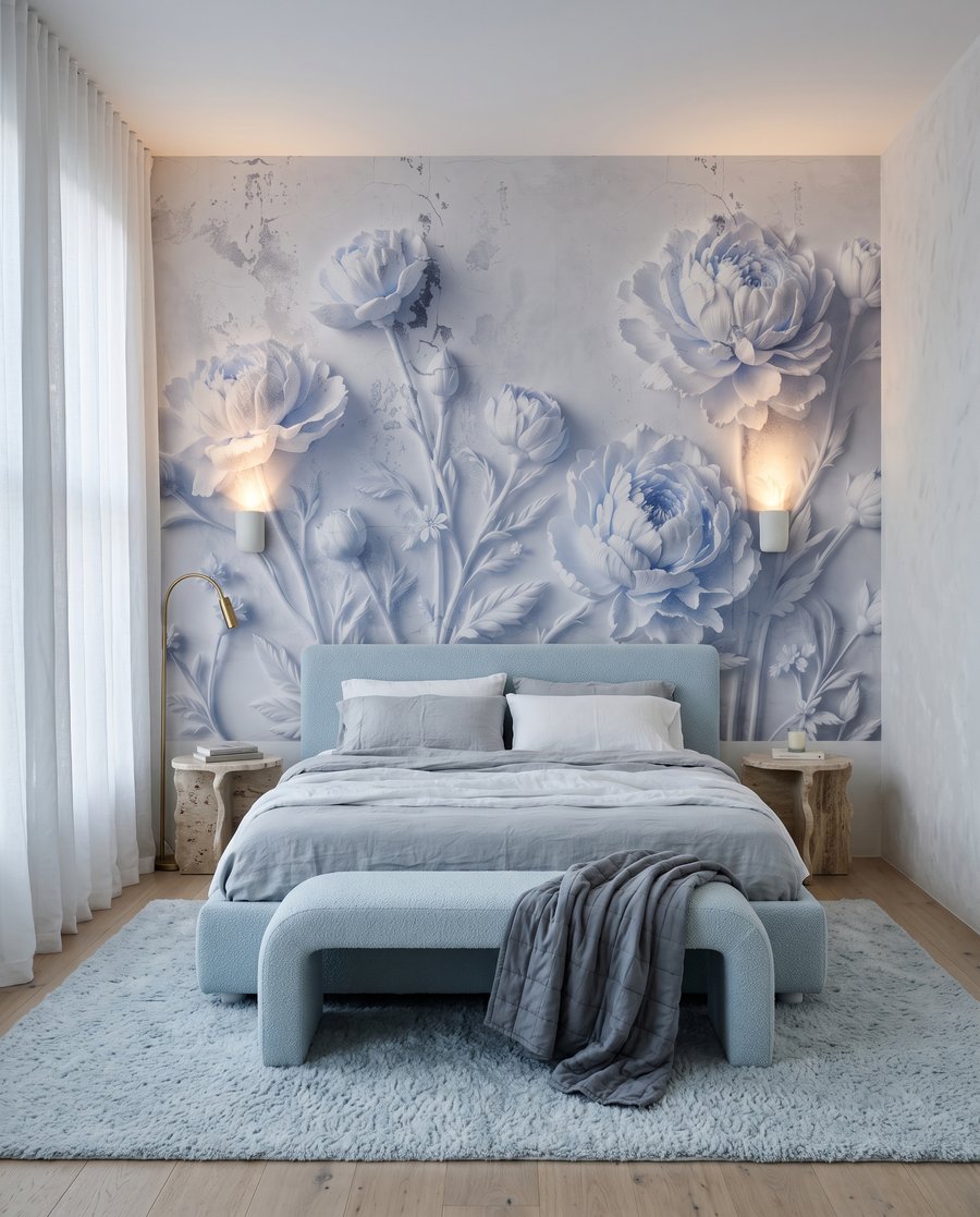 Fleurs superposées — intérieur 2