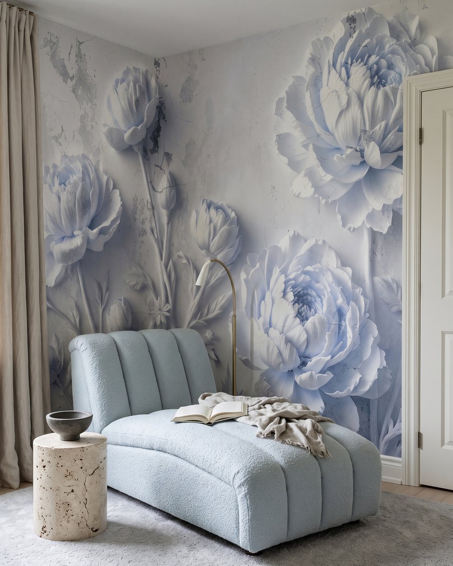 Fleurs superposées — intérieur 3