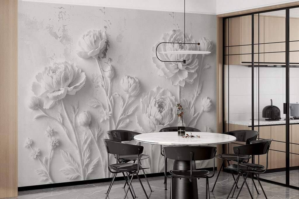 Fleurs superposées — intérieur 3