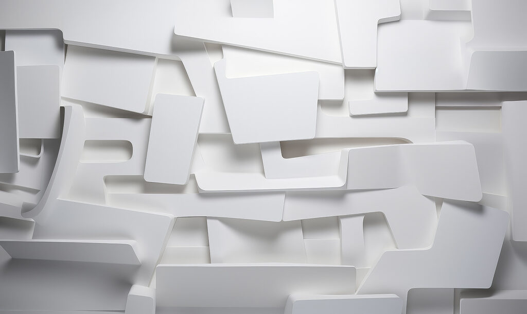 Blocs blancs décalés — motif complet