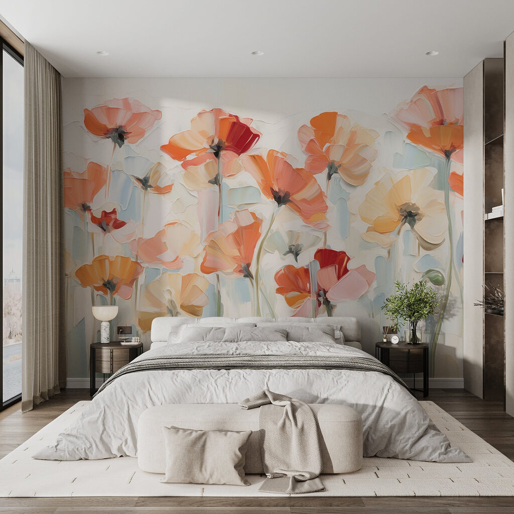 Corolles à larges touches — intérieur 1