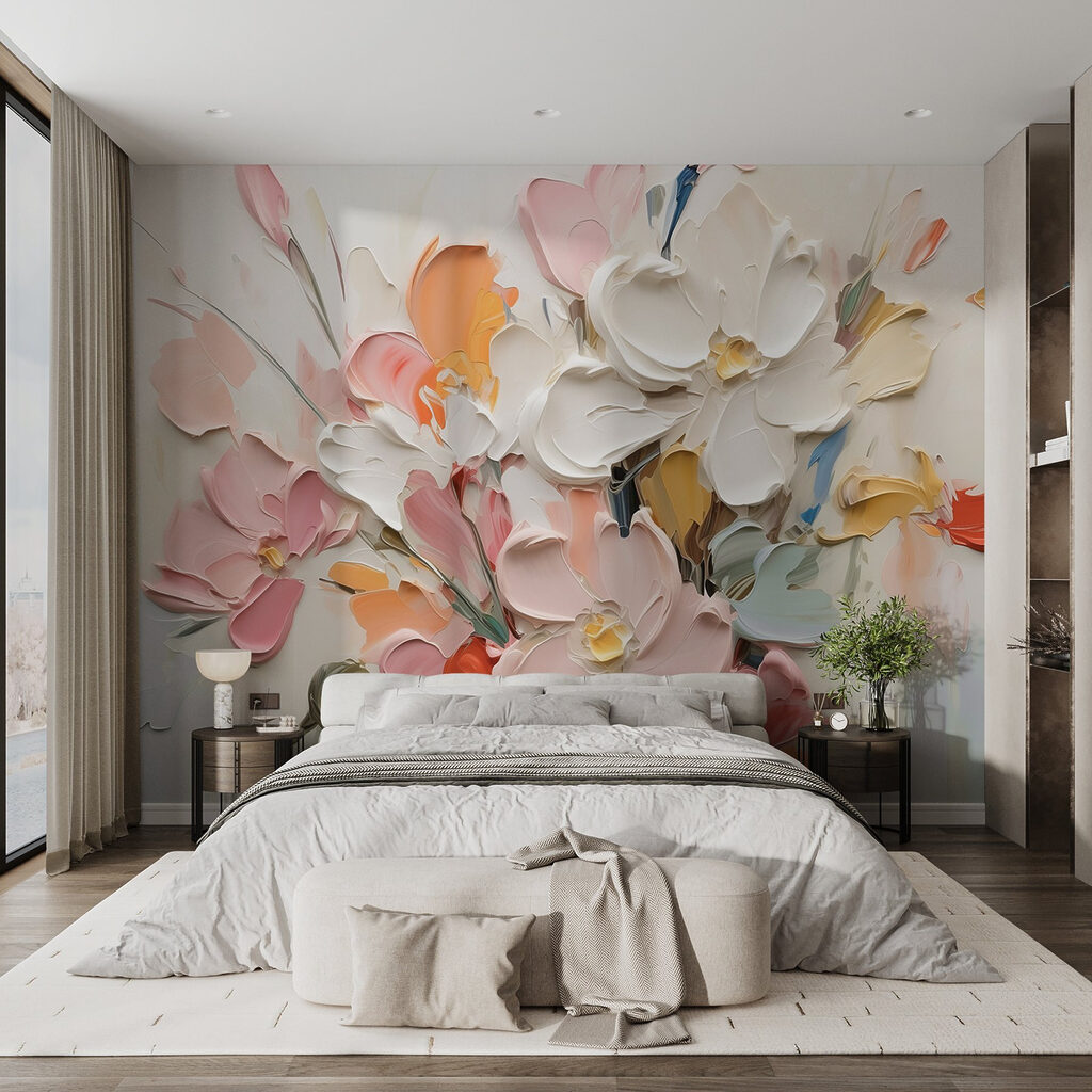 Bouquet en touches épaisses — intérieur 1