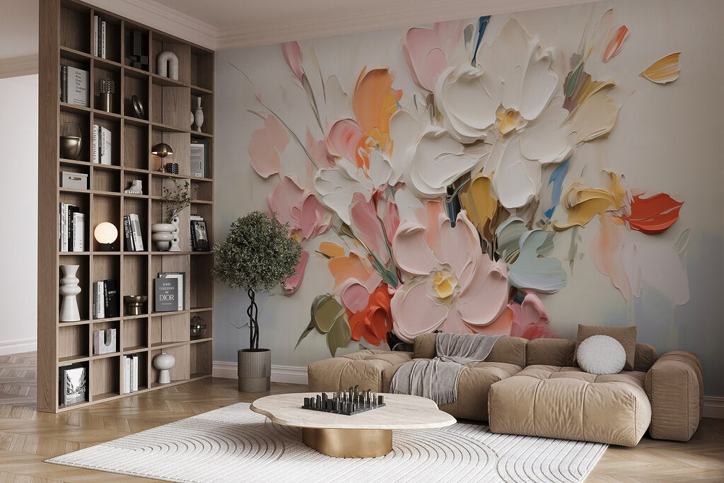 Bouquet en touches épaisses — intérieur 3