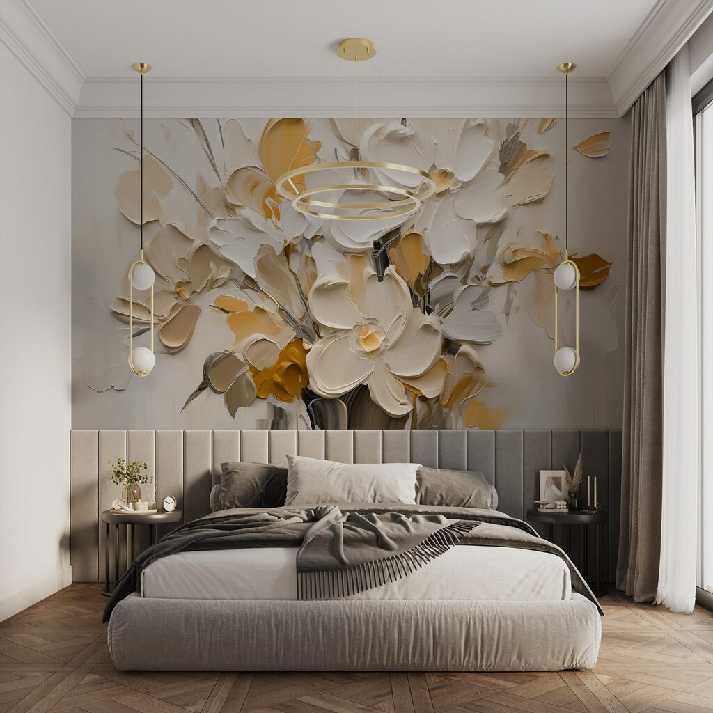 Bouquet en touches épaisses — intérieur 1