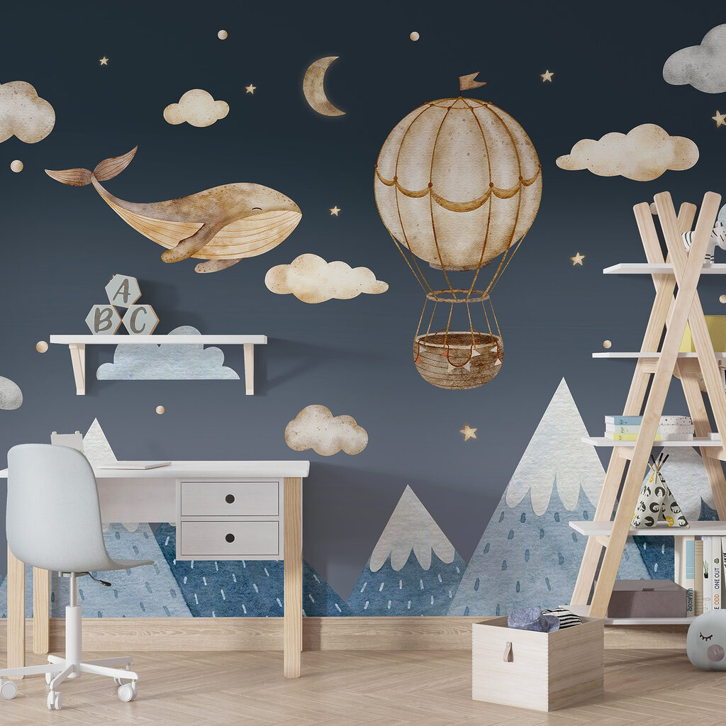 Ballon-baleine sur les cimes — intérieur 3