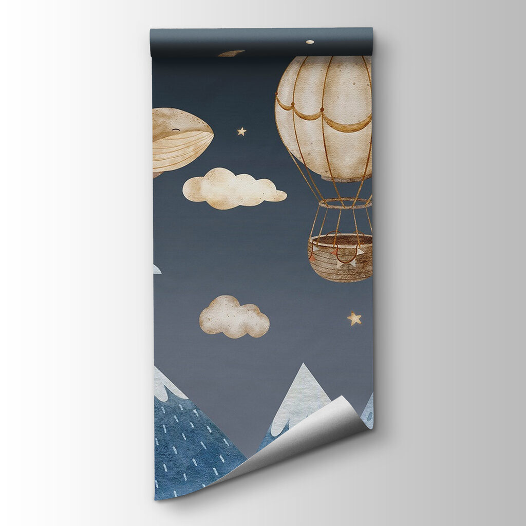 Ballon-baleine sur les cimes — vue du produit