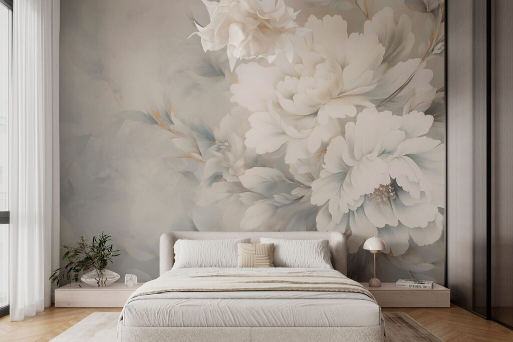 Brume et grandes fleurs — intérieur 1