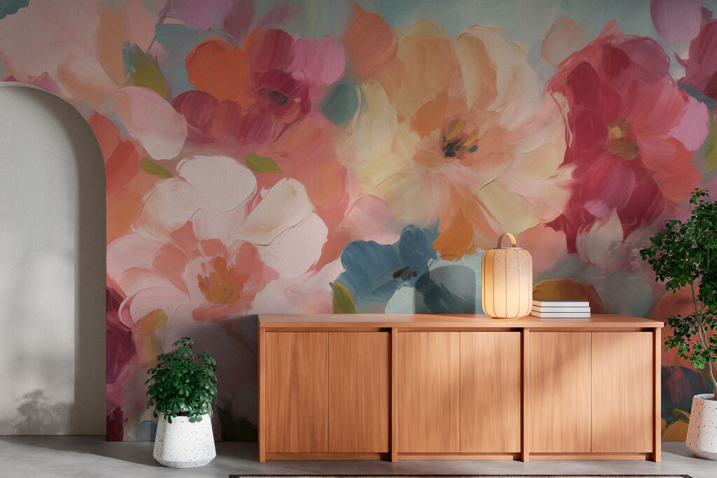 Grandes fleurs peintes — intérieur 2