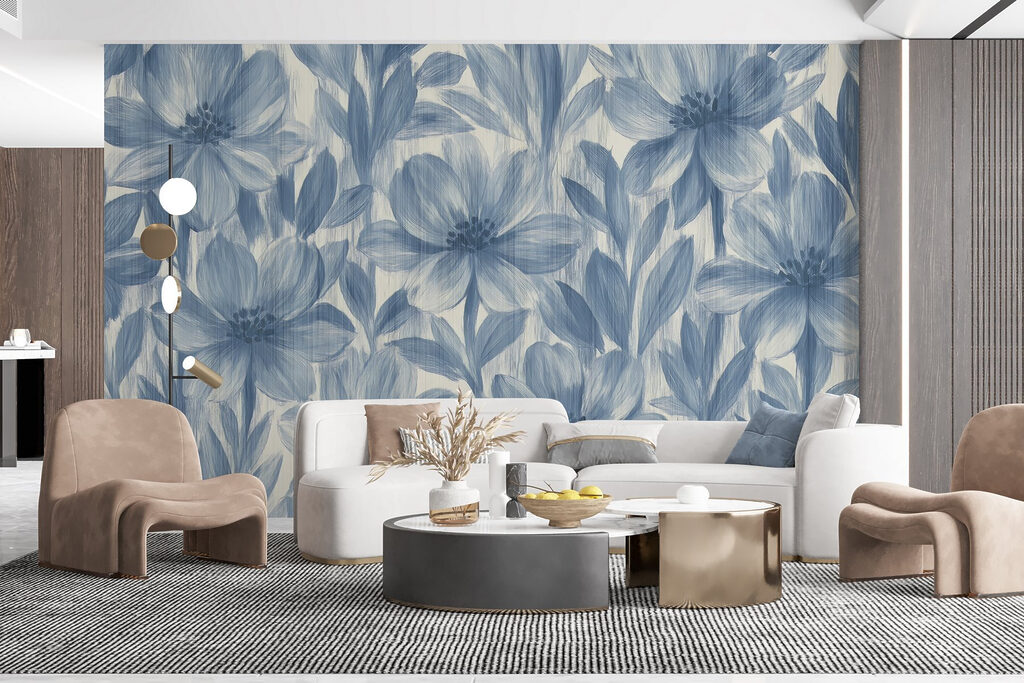 Fleurs aux feuilles translucides — intérieur 1