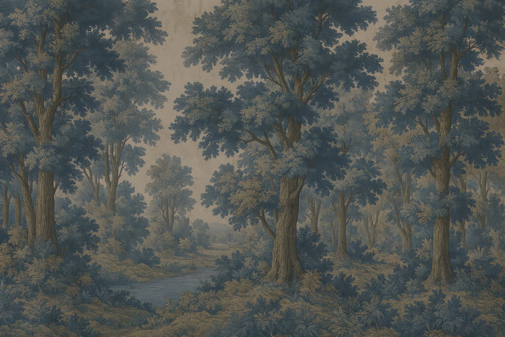 Sentier dans les bois — motif complet