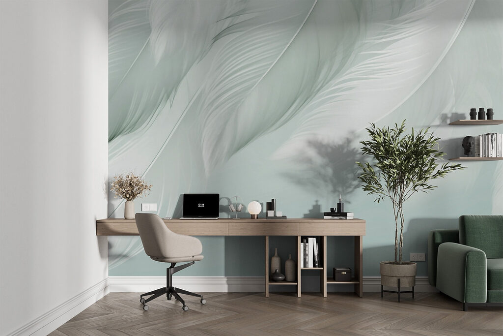 Cascade de plumes — intérieur 3
