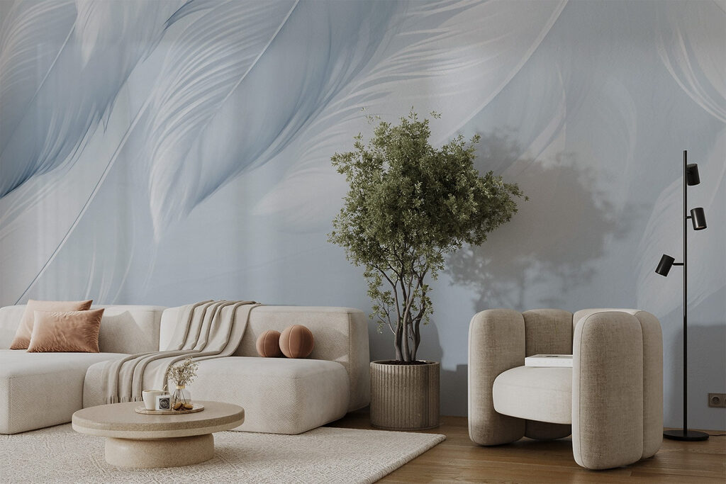 Cascade de plumes — intérieur 2