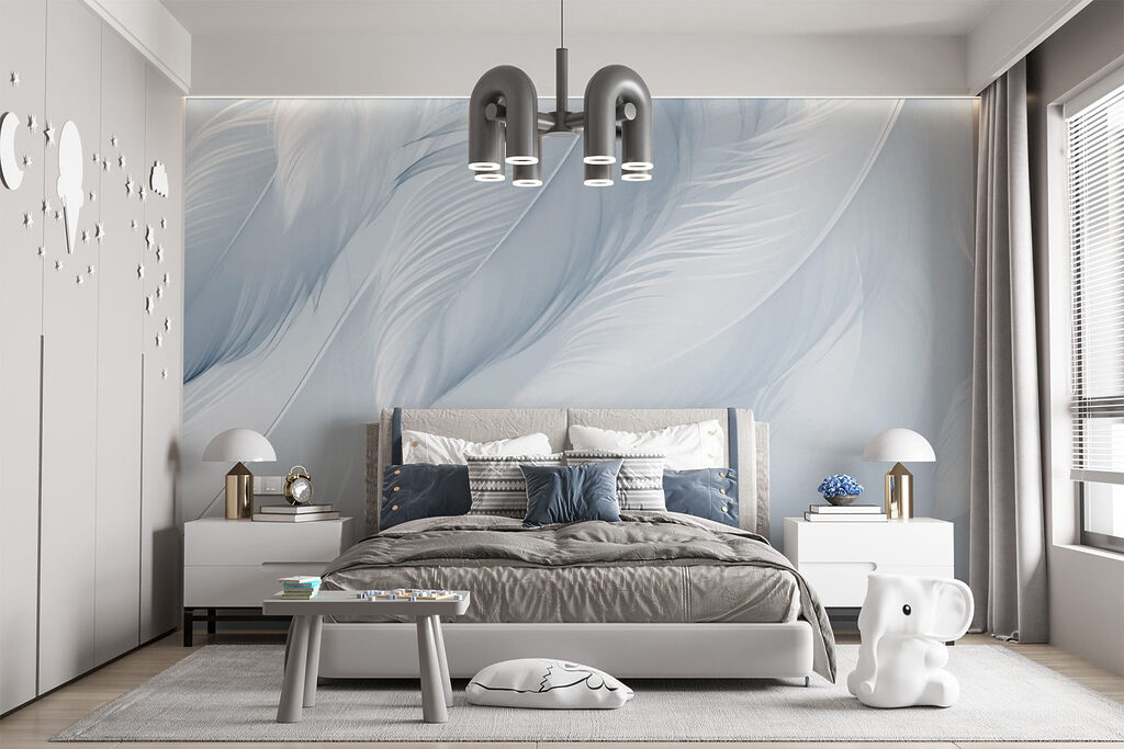 Cascade de plumes — intérieur 3