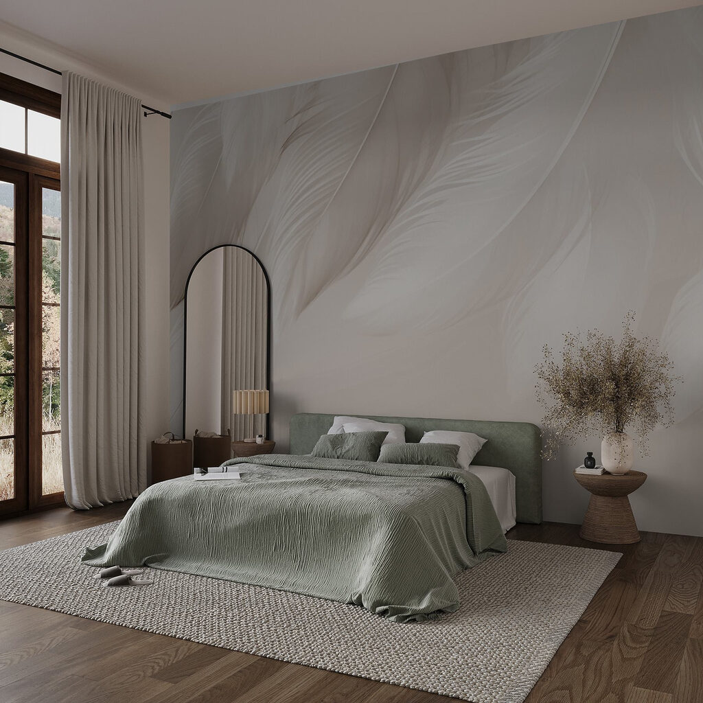 Cascade de plumes — intérieur 2