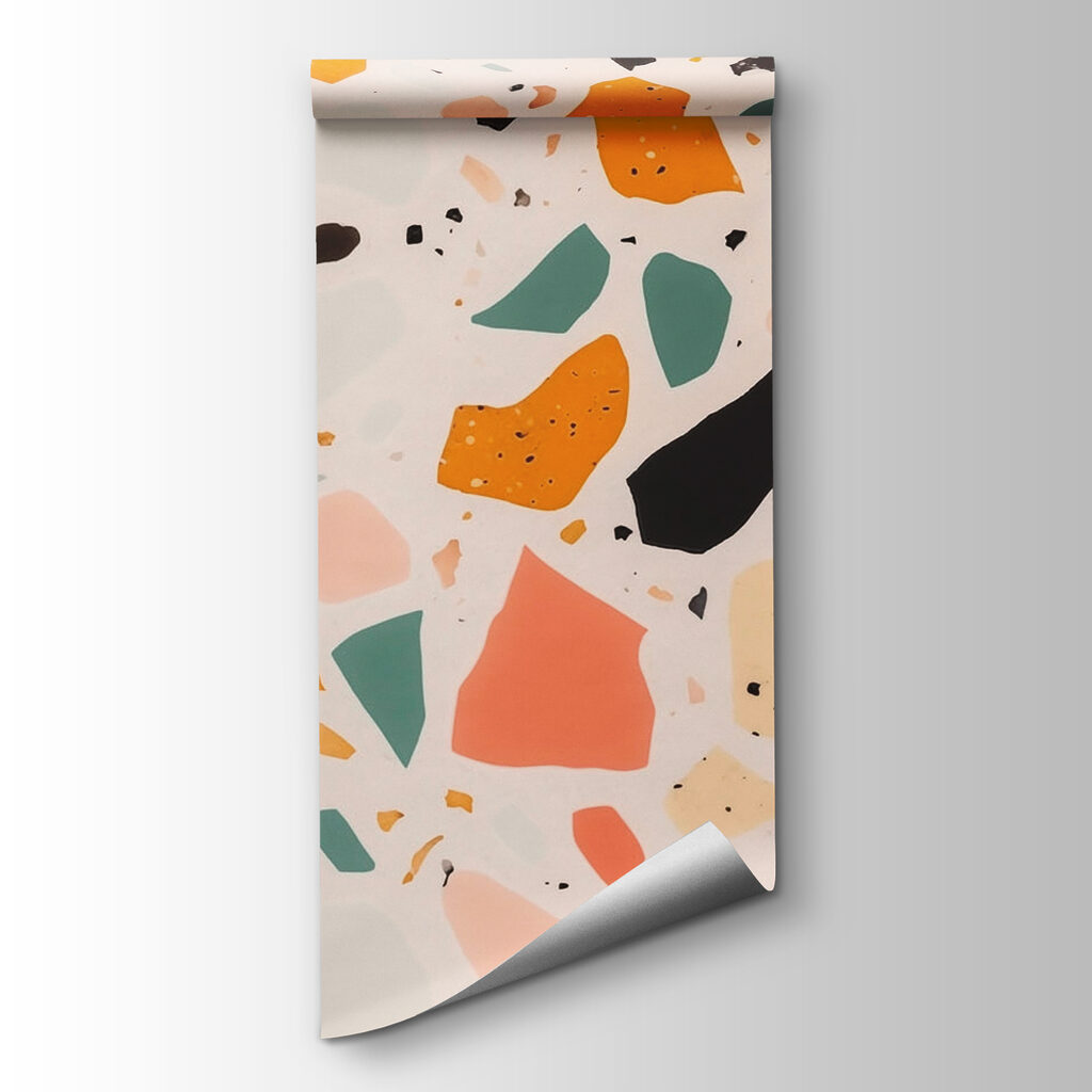 Effet terrazzo coloré — vue du produit
