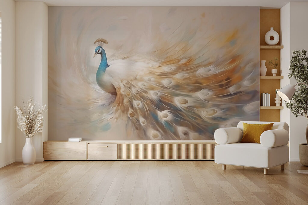 Paon et sa traîne — intérieur 2
