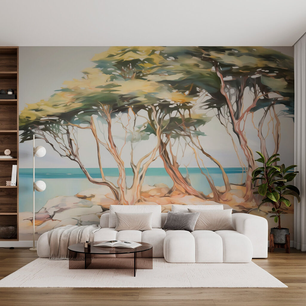 Île rocheuse boisée — intérieur 2