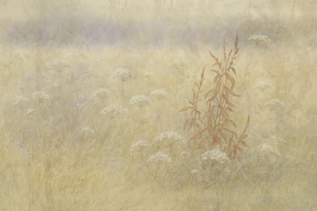 Prairie brumeuse — motif complet